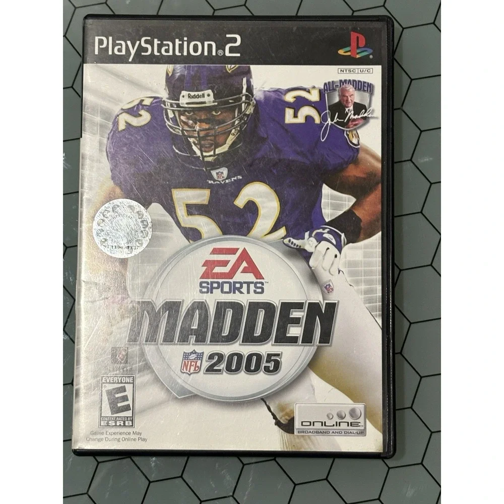 MADDEN 2005 PS2‎ VIDEO GAME FULL COMPLETE WITH MANUAL PLAYSTATION 2